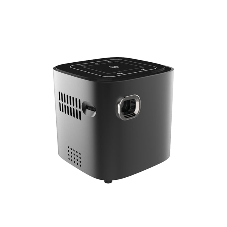 WEJOY DL-S12 Mini Portable 50 ANSI Lumens DLP Smart Projector with Remote Control & Holder, Android 7.1.2, 2GB DDR3+16GB, RK3128 Quad Core ARM Cortex-A7 up to 1.2GHz, Support WiFi / USB / Audio OUT / DC IN