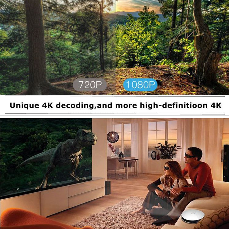 Wejoy DL-S9 220 люмен 1280x720 720P Android 6.0 HD Bluetooth WiFi Smart Laser 3D проектор, поддержка HDMI / USB x 2 / TF карта