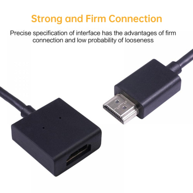 4K HDMI vīriešu un sieviešu rotējošs apzeltīts pagarinātāja līnijas pārveidotāja adapteris
