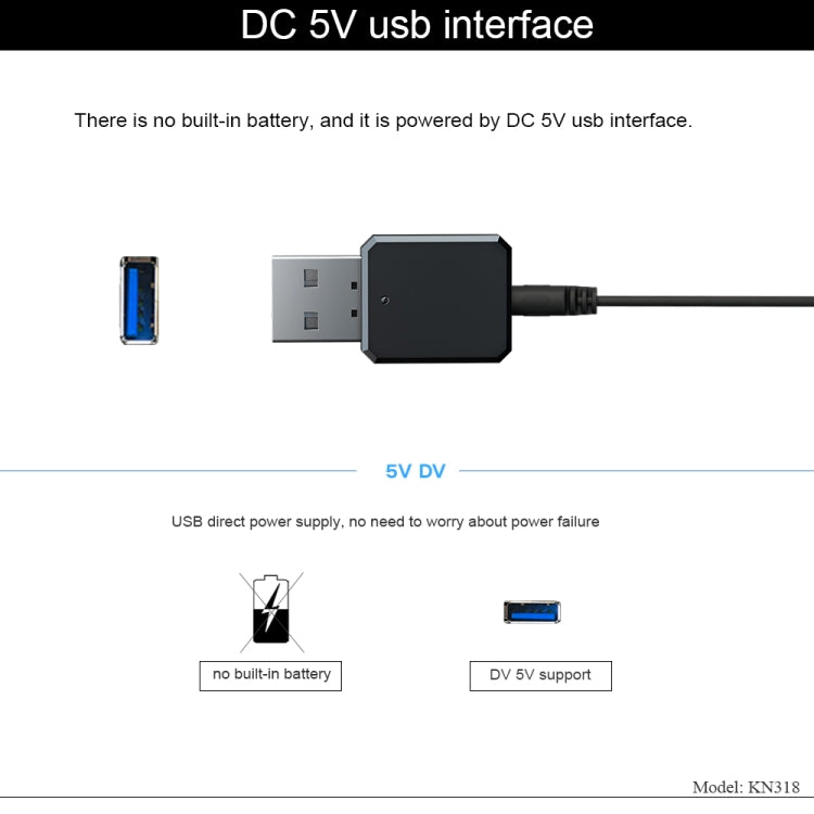 Адаптер аудиоресивера USB Bluetooth 5.1 KN318