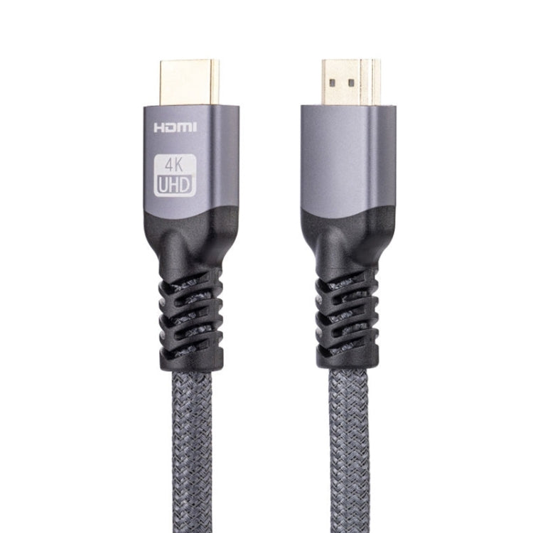 HDMI 2.0 vīriešu un HDMI 2.0 vīriešu 4K Ultra-HD pītais adaptera kabelis