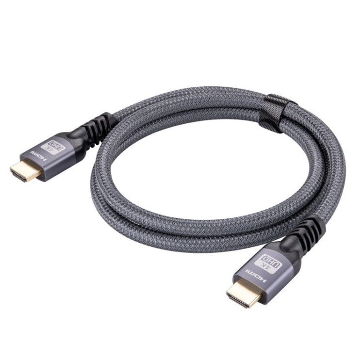 HDMI 2.0 vīriešu un HDMI 2.0 vīriešu 4K Ultra-HD pītais adaptera kabelis