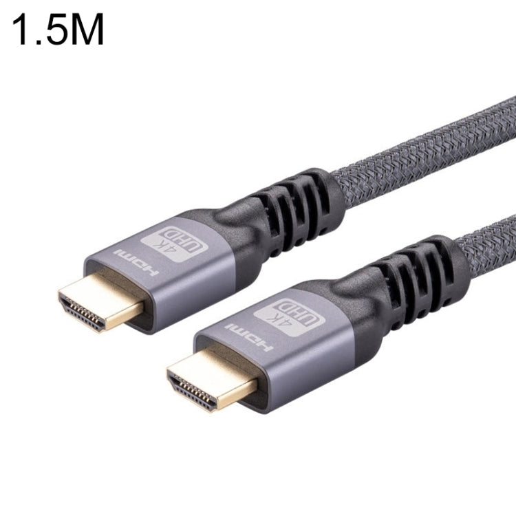 HDMI 2.0 vīriešu un HDMI 2.0 vīriešu 4K Ultra-HD pītais adaptera kabelis