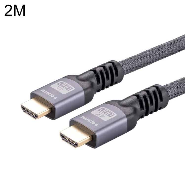 HDMI 2.0 vīriešu un HDMI 2.0 vīriešu 4K Ultra-HD pītais adaptera kabelis