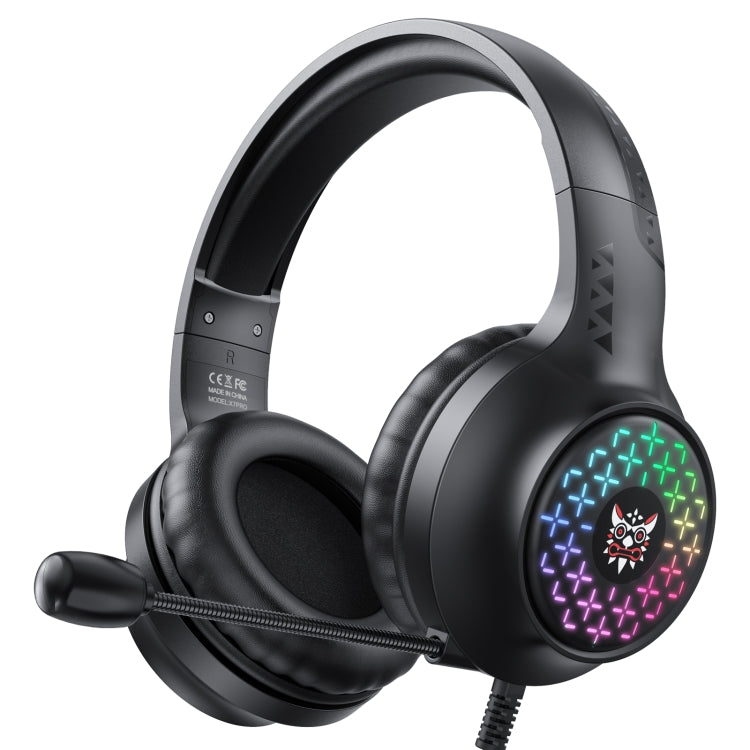 Игровая проводная гарнитура ONIKUMA X7 Pro USB + 3,5 мм RGB с подсветкой
