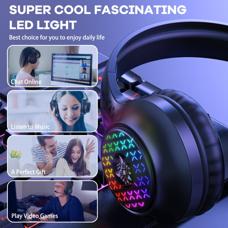 Игровая проводная гарнитура ONIKUMA X7 Pro USB + 3,5 мм RGB с подсветкой