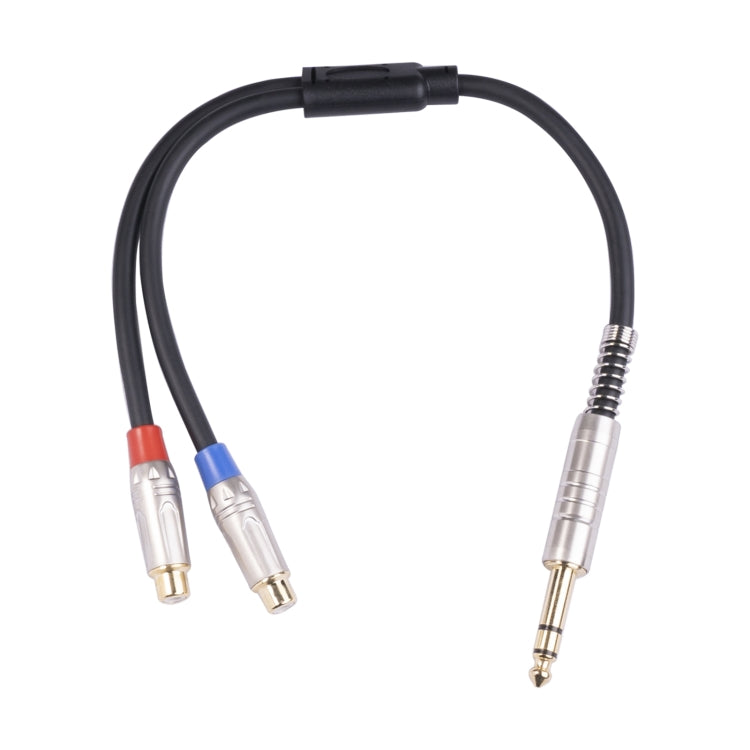 TC030YTR048-03 6,35 мм (штекер) – двойной RCA (гнездо) раздвоенный аудиокабель