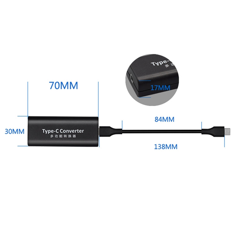 JORINDO 45W DC 7.9 x 5.5mm Female Socket to USB-C / Type-C Male Plug Power Adapter Converter