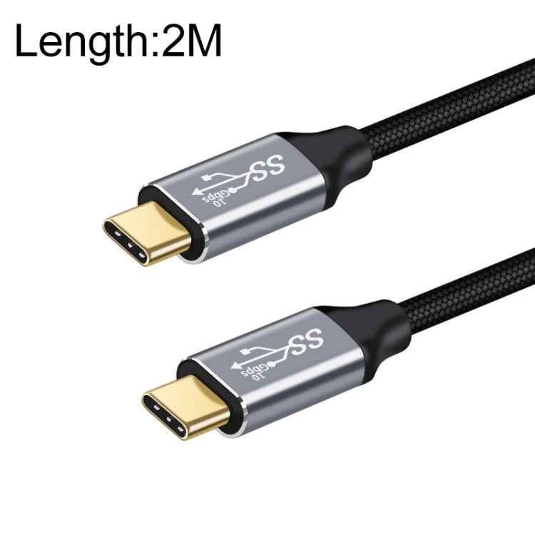 Кабель для зарядки и передачи данных USB-C/Type-C 10 Гбит/с (штекер-штекер)