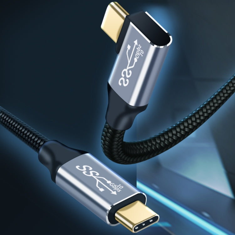 Кабель для зарядки и передачи данных USB-C / Type-C, прямой и угловой, штекер 10 Гбит/с