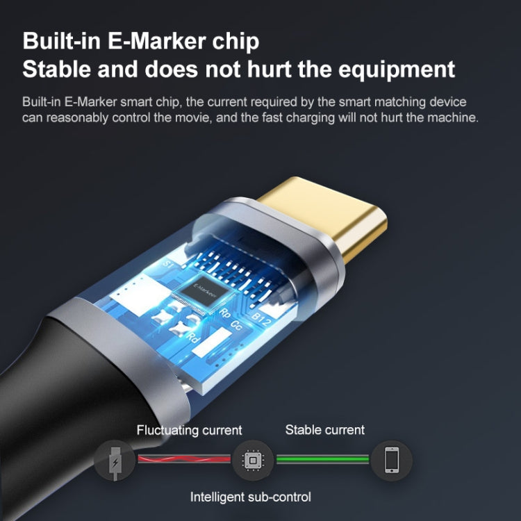 Удлинительный кабель для передачи данных USB-C/Type-C, гнездо-папа, 10 Гбит/с