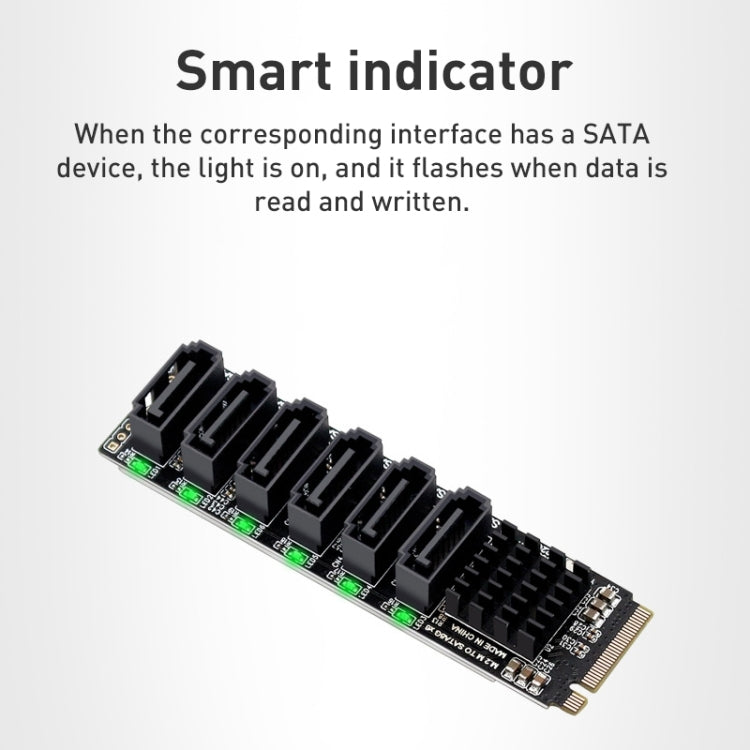 Адаптер M2 M-EKY PCIE 3.0 - SATA 6G