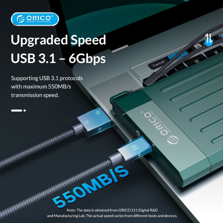 ORICO 2.5 inch USB3.1 Gen1 Type-C Hard Drive Enclosure
