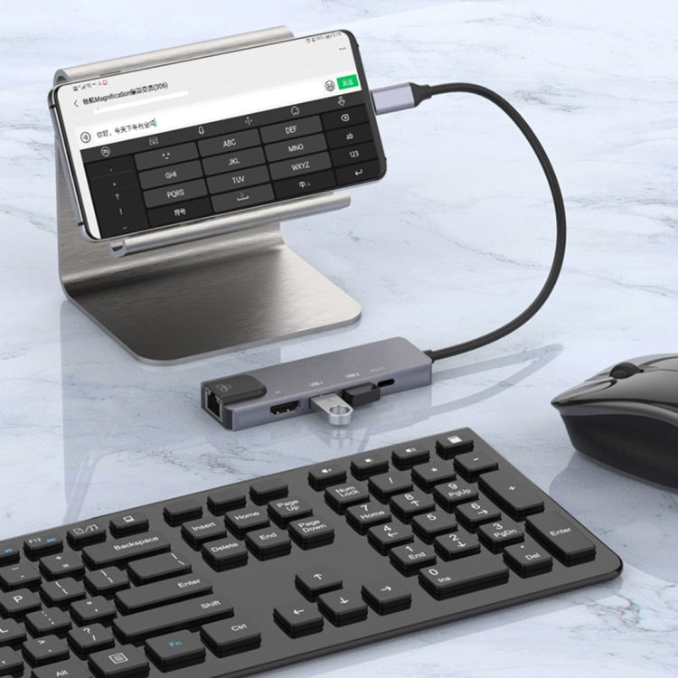 Портативная многофункциональная док-станция Onten OTN-UC920S USB-C / Type-C