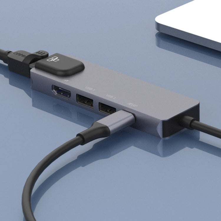 Портативная многофункциональная док-станция Onten OTN-UC920S USB-C / Type-C