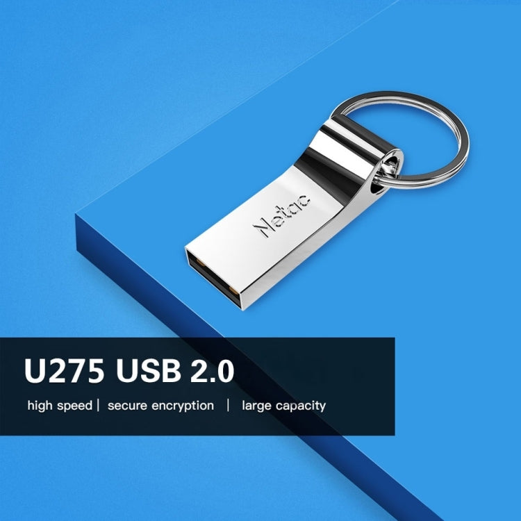 U-диск Netac U275 64 ГБ USB 2.0 с безопасным шифрованием из алюминиевого сплава