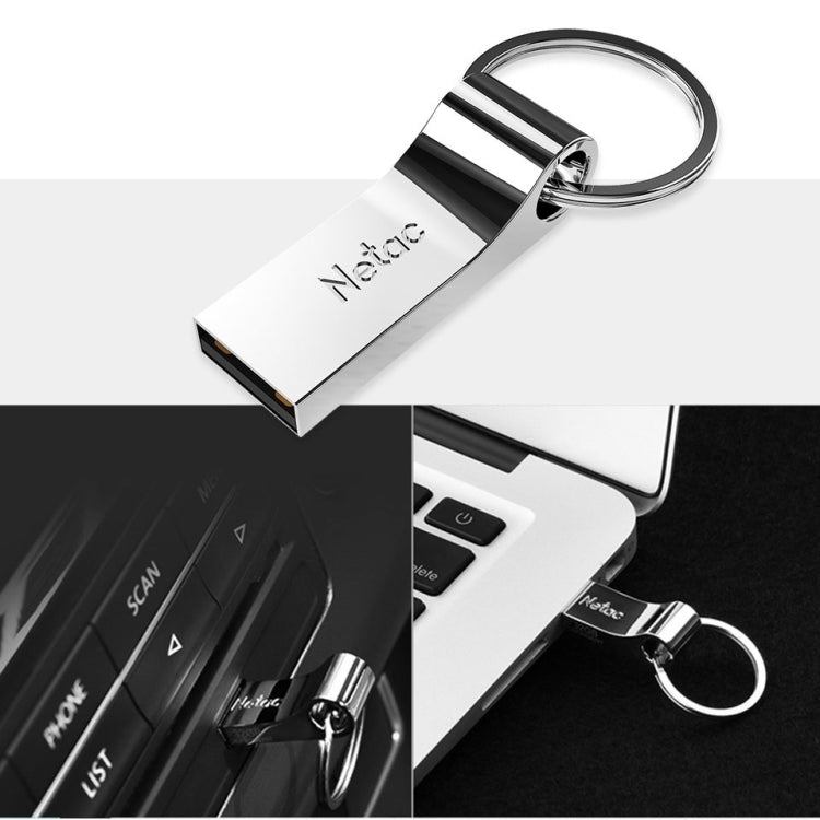 U-диск Netac U275 64 ГБ USB 2.0 с безопасным шифрованием из алюминиевого сплава