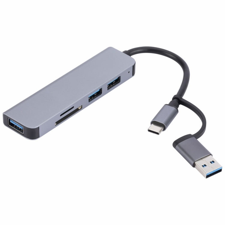 2302 5-в-1 USB+USB-C/Type-C - USB Многофункциональная док-станция-концентратор Адаптер