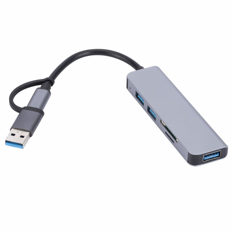 2302 5-в-1 USB+USB-C/Type-C - USB Многофункциональная док-станция-концентратор Адаптер