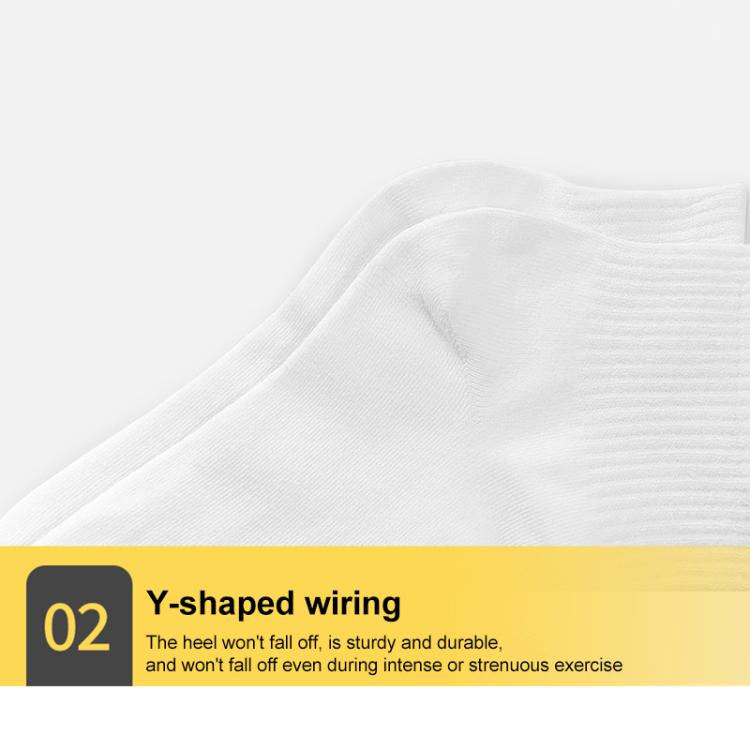 Jiaotu Disposable Socks Short Tube White Unisex