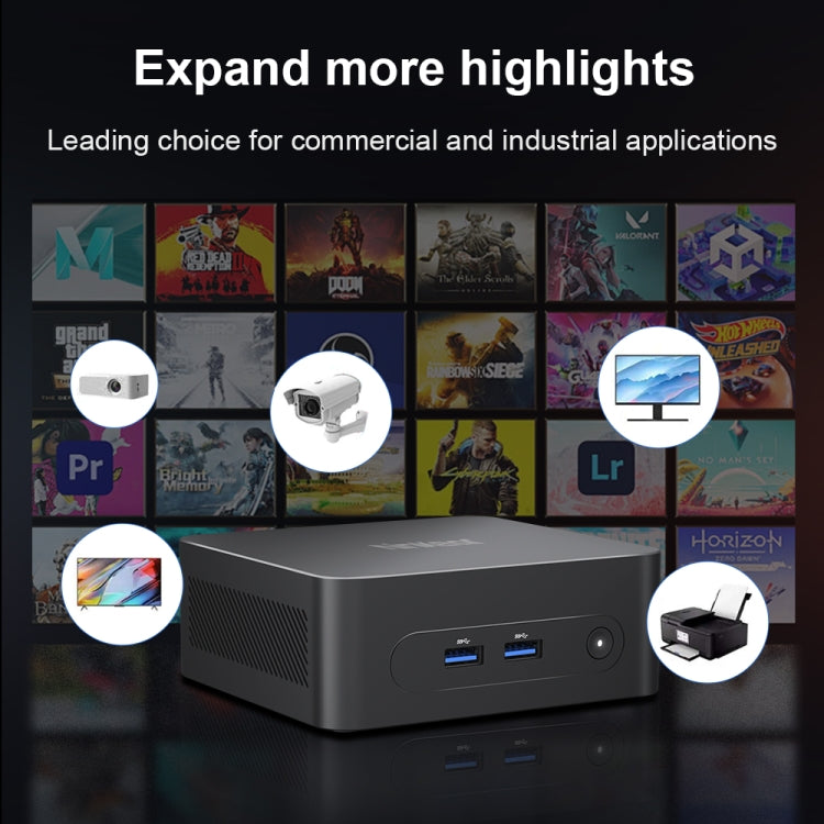 Ninkear N10 Windows 11 Bluetooth 4.2 Mini PC, 16GB+512GB, Intel procesors N100 Alder Lake-N