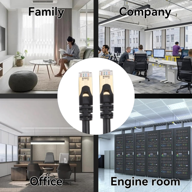Gigabit Network Cat 8 Dual-shielded Cable, 1m, 2m, 3m, 5m, 8m, 10m, 15m, 20m, 30m