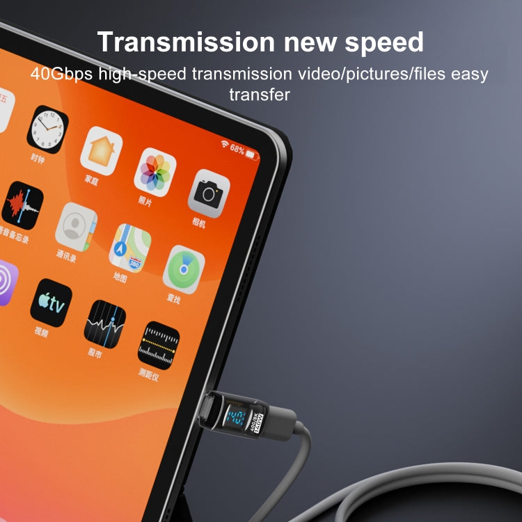Адаптер стерео для цифрового дисплея PD 140 Вт Type-C / USB-C на Type-C / USB-C