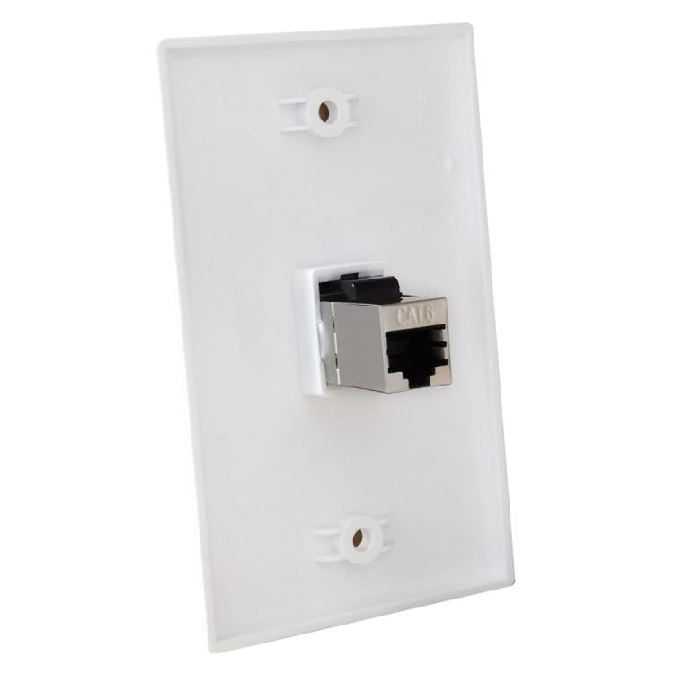 RJ45 Cat6 ekranēts līnijas savienotājs ar Keystone aizbīdni