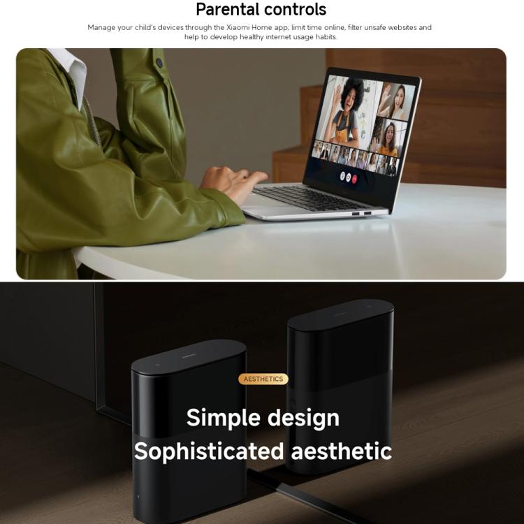 Xiaomi BE3600 Pro mājas maršrutētājs ar 7 Bluetooth tīkla vārteju, 2,5G portu un divjoslu savienojumu