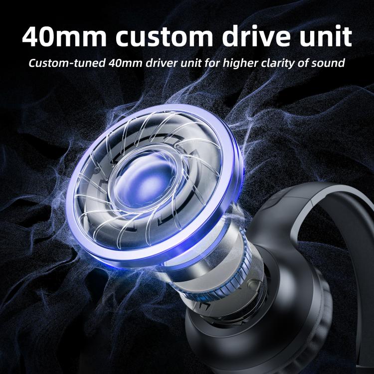 ONIKUMA X36 Abyss lampas efekta 40 mm pielāgotas piedziņas ierīces spēļu austiņas