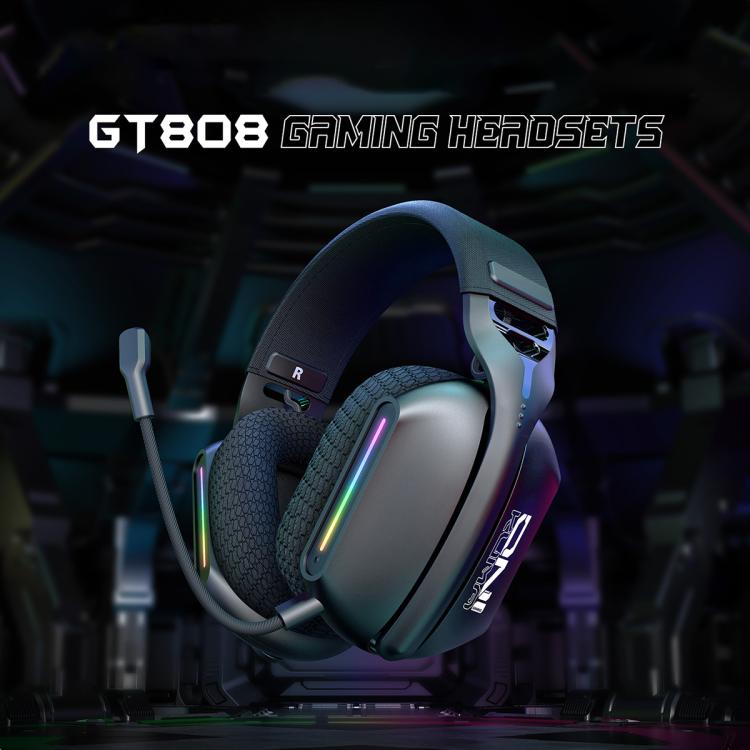 ONIKUMA GT808 trīs režīmu Bluetooth 2.4G vadu e-sporta spēļu austiņas