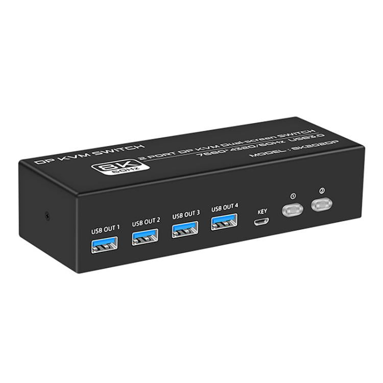 FJGEAR FJ-8K202DP 8K 60 Гц DP USB3.0 монитор KVM-переключатель