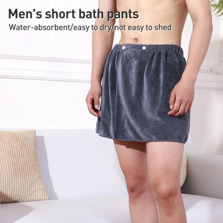 Men Wearable Soft Absorbent and Anti-exposure Beach Towel