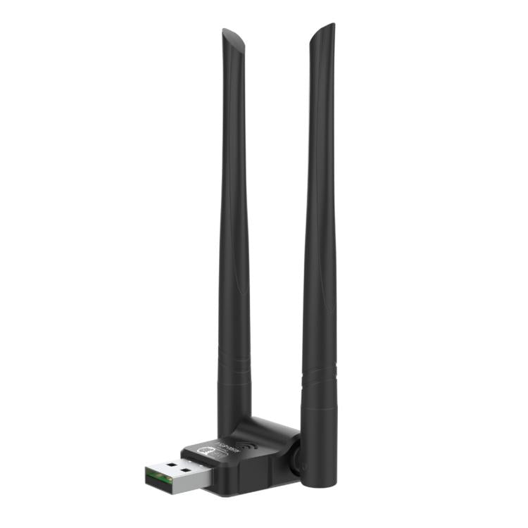 Внешний сетевой USB-адаптер RE-902 с двумя антеннами Bluetooth WiFi 2 в 1 для компьютера без драйверов