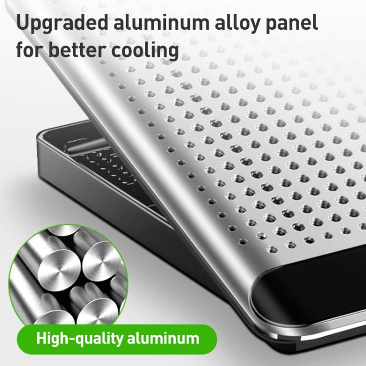 NUOXI Q5A 6 ātrumu regulējams 6 kodolu liels ventilatora dzesēšanas paliktnis