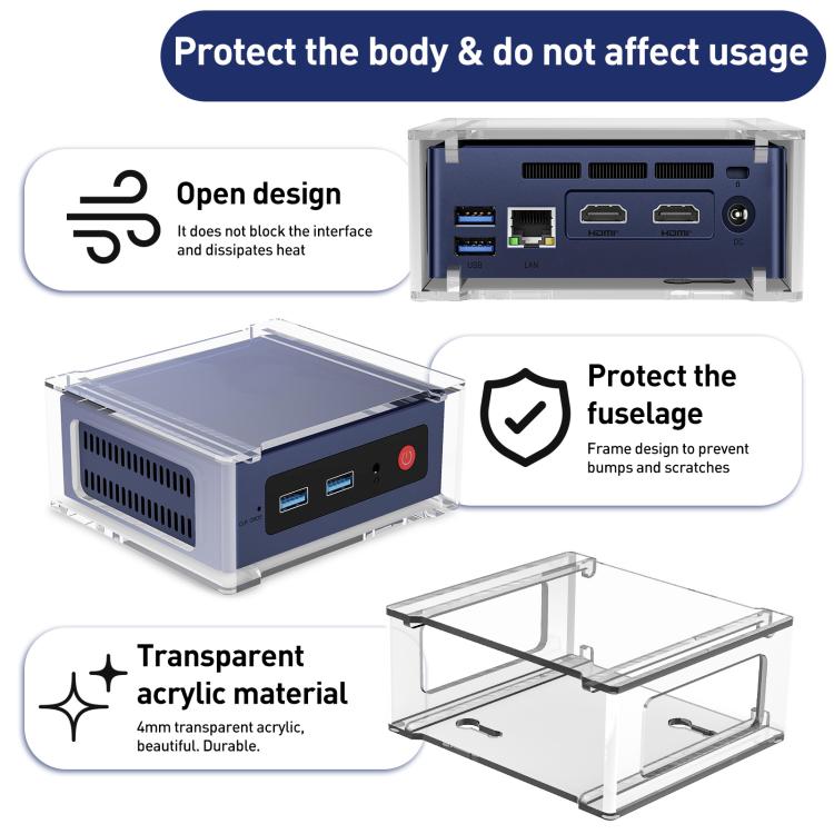 Beelink S12 Pro Mini PC darbvirsmas vertikālajam statīvam