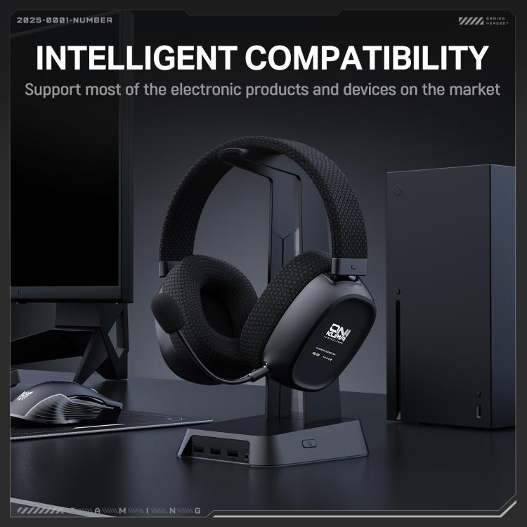 ONIKUMA GT839 Bluetooth 5.4 2.4G vadu e-sporta spēļu austiņas