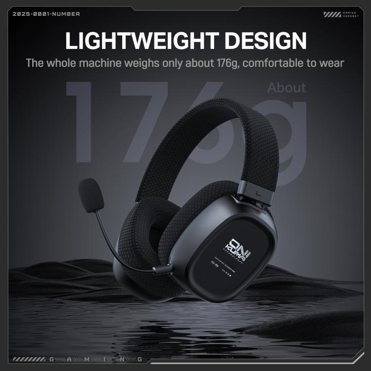 ONIKUMA GT839 Bluetooth 5.4 2.4G vadu e-sporta spēļu austiņas