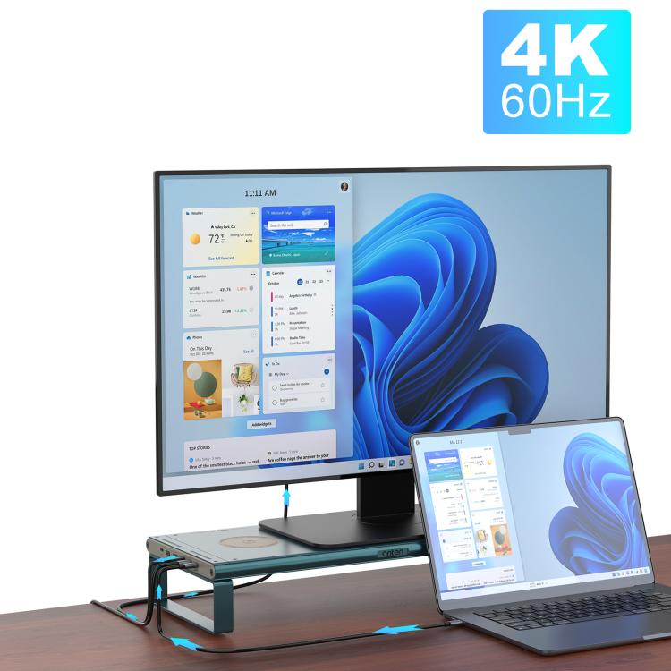 Onten OTN-95209 datora klēpjdatora monitora turētājs ar bezvadu uzlādi