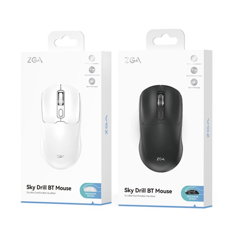 Беспроводная мышь ZGA Sky Drill Dual Modes 2.4G BT5.0