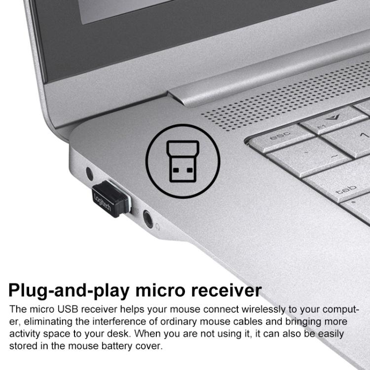 Logitech B330 1000DPI klusa Bluetooth bezvadu pele