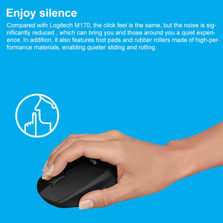 Logitech B330 1000DPI klusa Bluetooth bezvadu pele