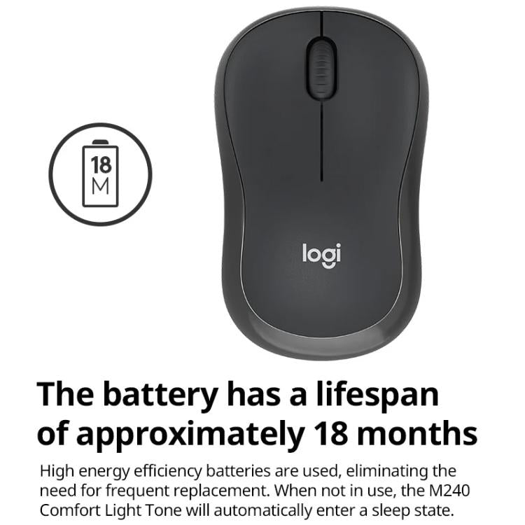 Logitech M240 1000dpi Silent Wireless Bluetooth Mouse