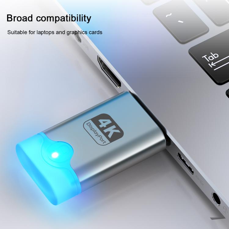 Видеокарта с интерфейсом DisplayPort DOONJIEY, спуфер, эмулятор дисплея, виртуальный монитор со световым индикатором