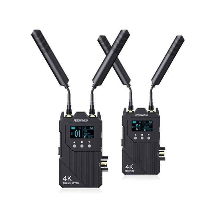 Беспроводная система передачи видео FEELWORLD WT1S 4K с поддержкой SDI + Dual HDMI и полнодуплексной интерком-трансляцией в режиме реального времени