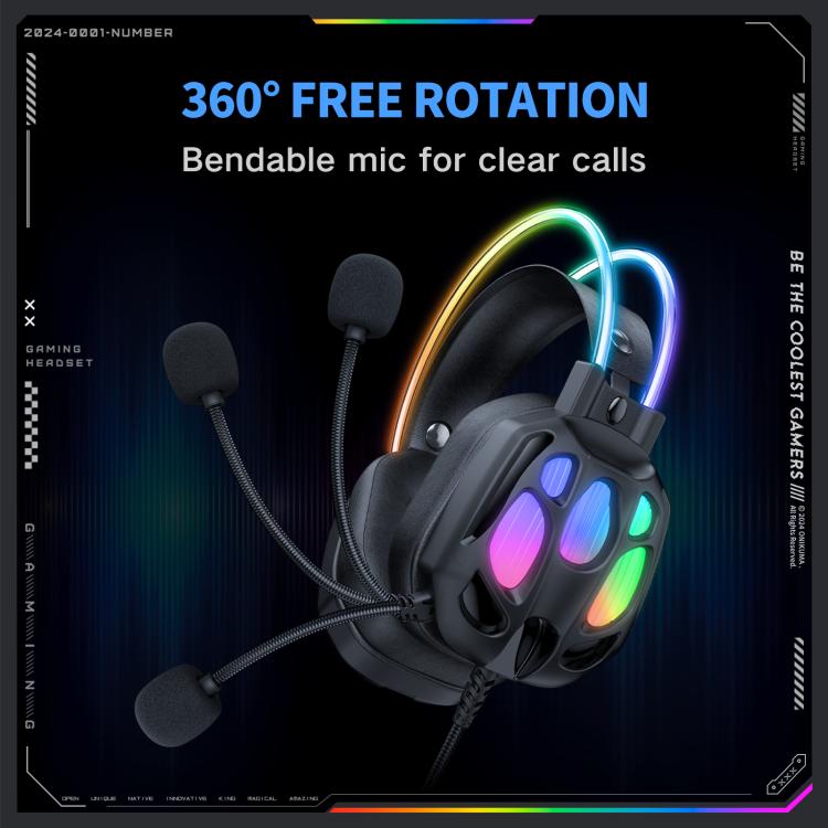Проводные наушники ONIKUMA X89 RGB с микрофоном