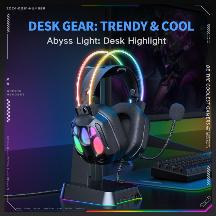 Проводные наушники ONIKUMA X89 RGB с микрофоном
