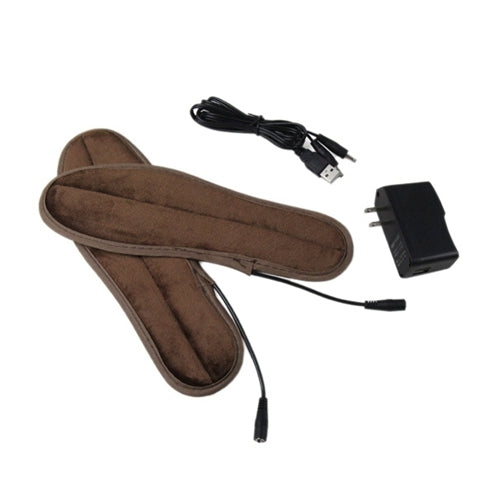 USB Electric Powered Heated Insoles Keep Feet Warm Pad with USB Cable & Power Adapter, Size: 39-40 yard