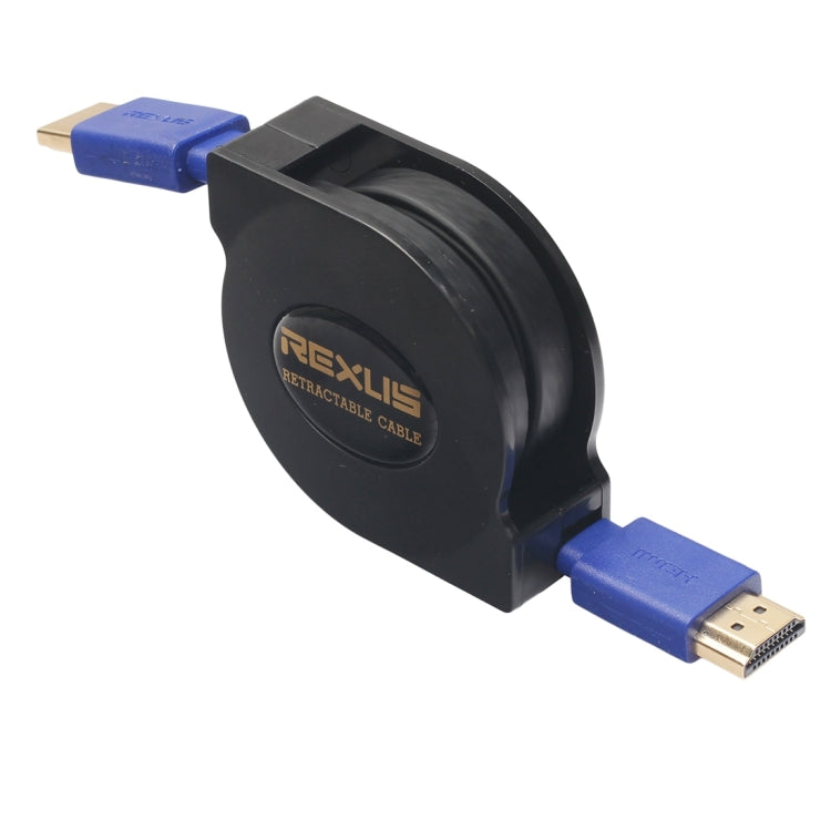 1,8-метровый плоский выдвижной кабель HDMI 1.4 (1080P) с позолоченными разъемами HDMI-штекер - HDMI-штекер