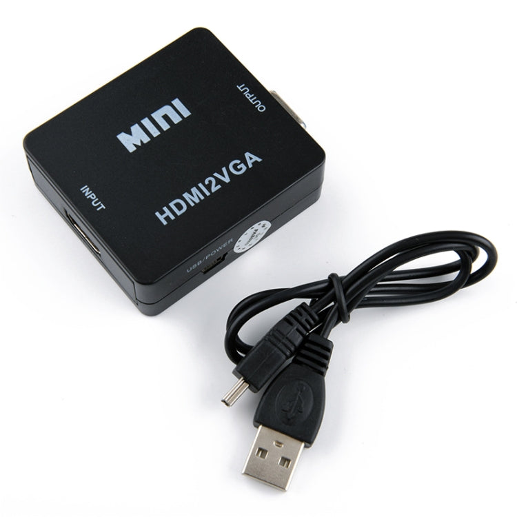 Видео-аудио-конвертер HOWEI HW-2109 Mini HDMI в VGA